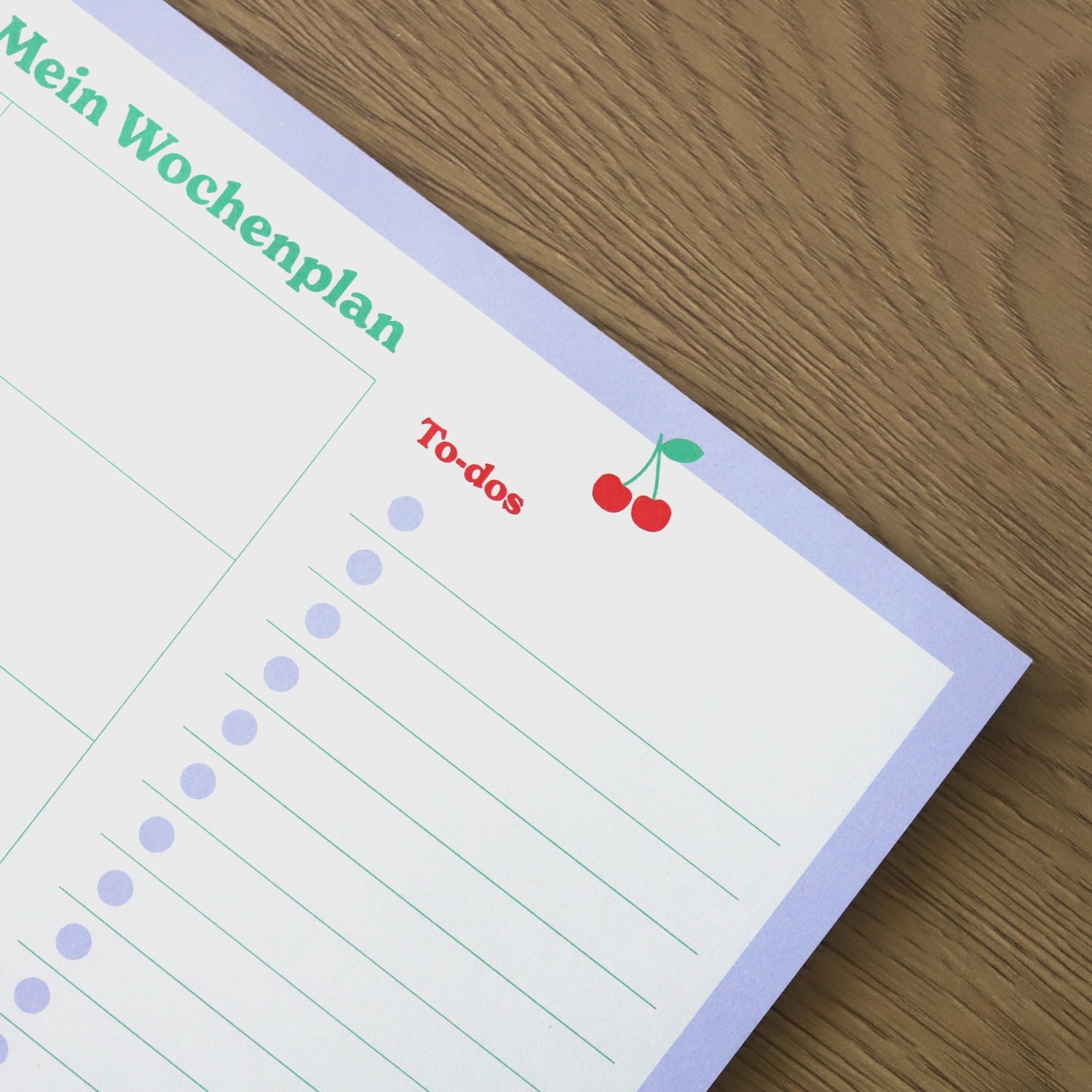 Notizblock A4 „Mein Wochenplan“