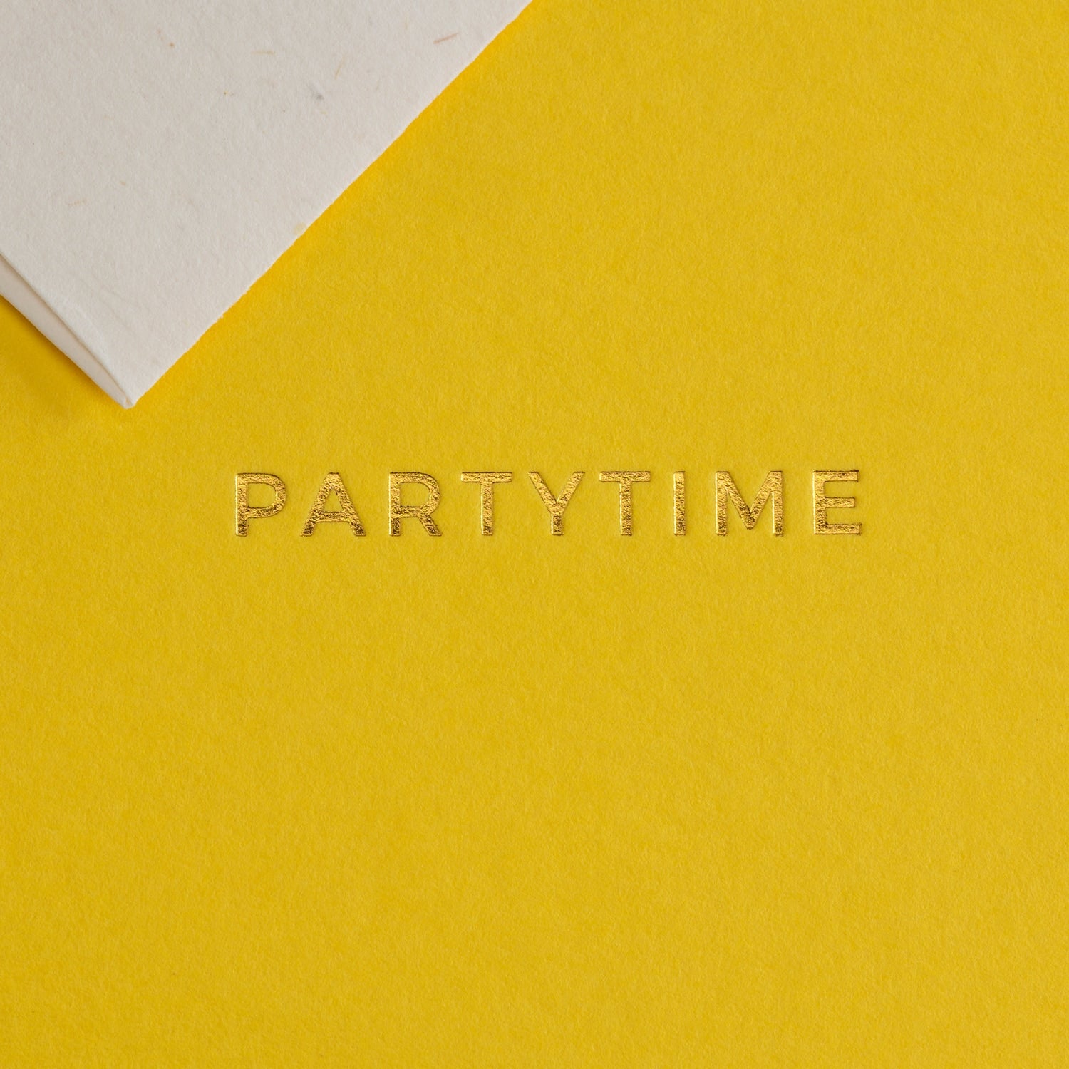 Klappkarte A7 „Partytime" - mit Umschlag