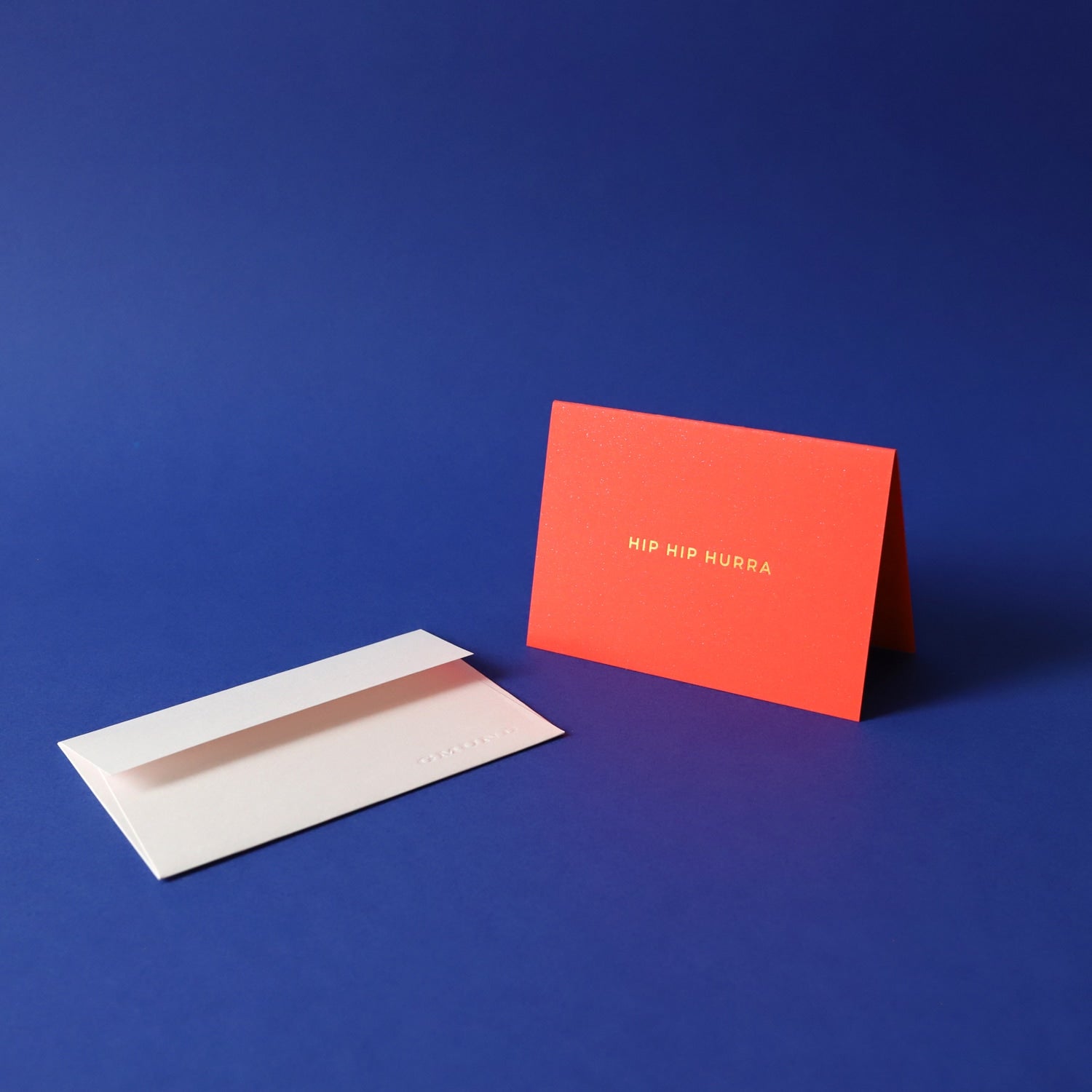 Klappkarte A7 „Hip hip hurra" - mit Umschlag
