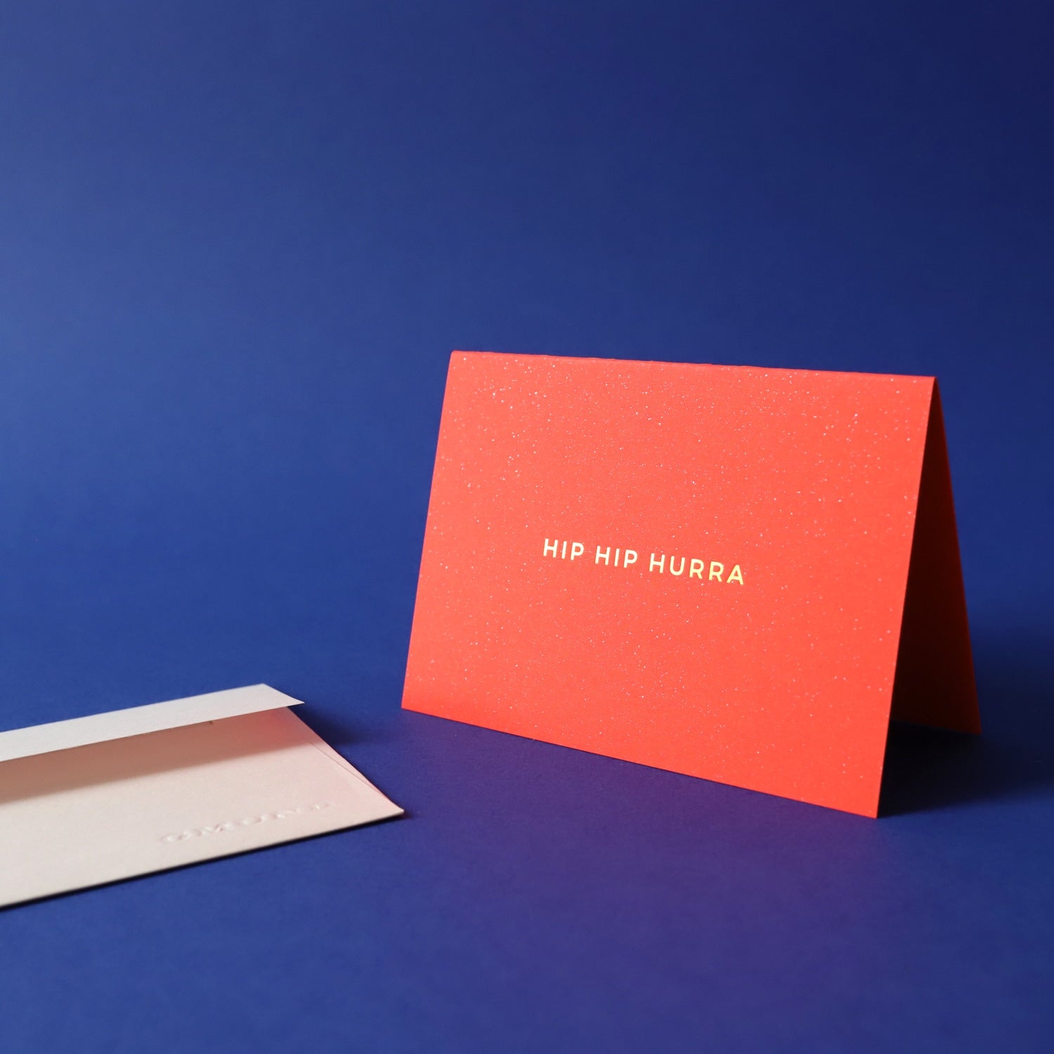 Klappkarte A7 „Hip hip hurra" - mit Umschlag