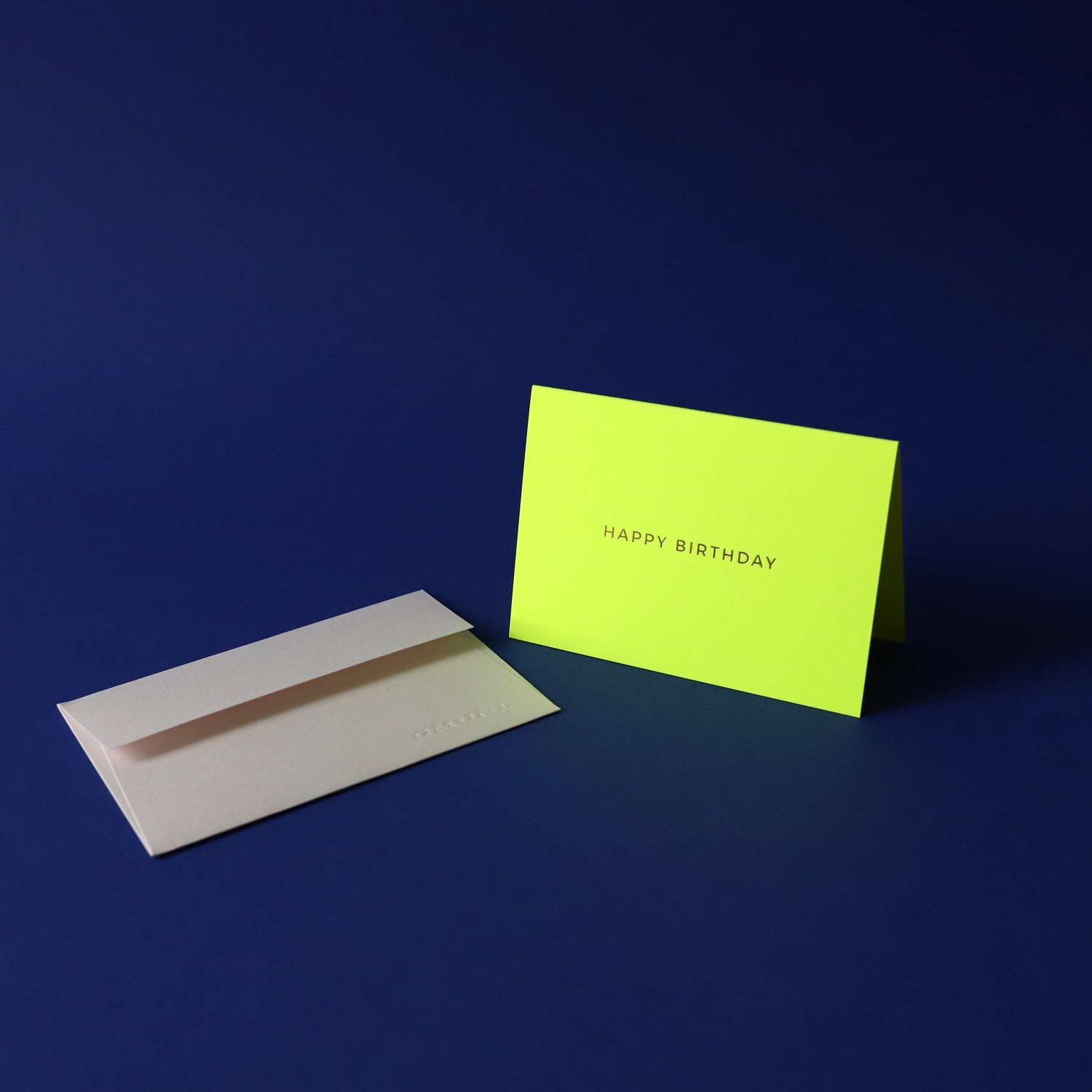 Klappkarte A7 „Happy Birthday" - mit Umschlag