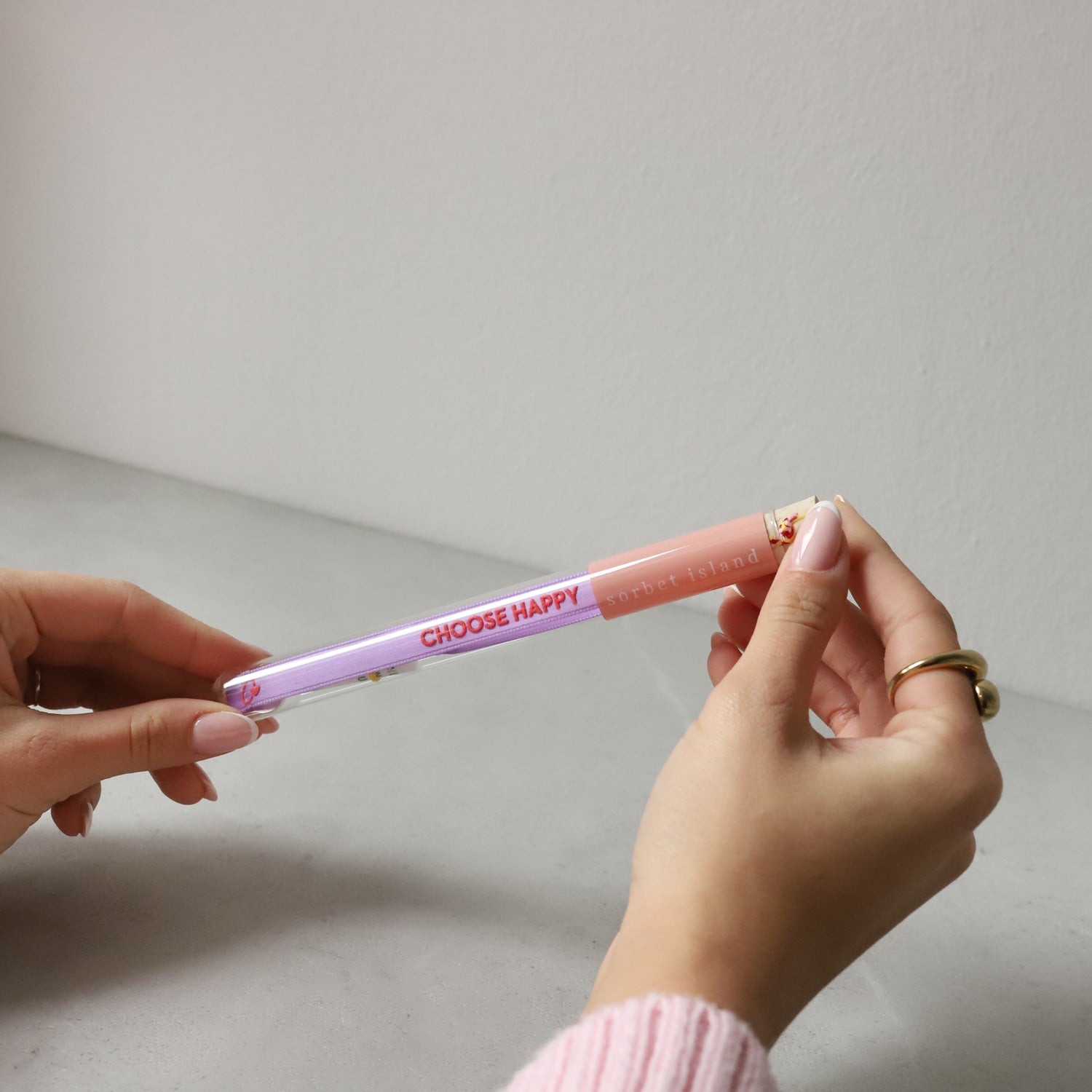 Glücksarmband „Choose happy“