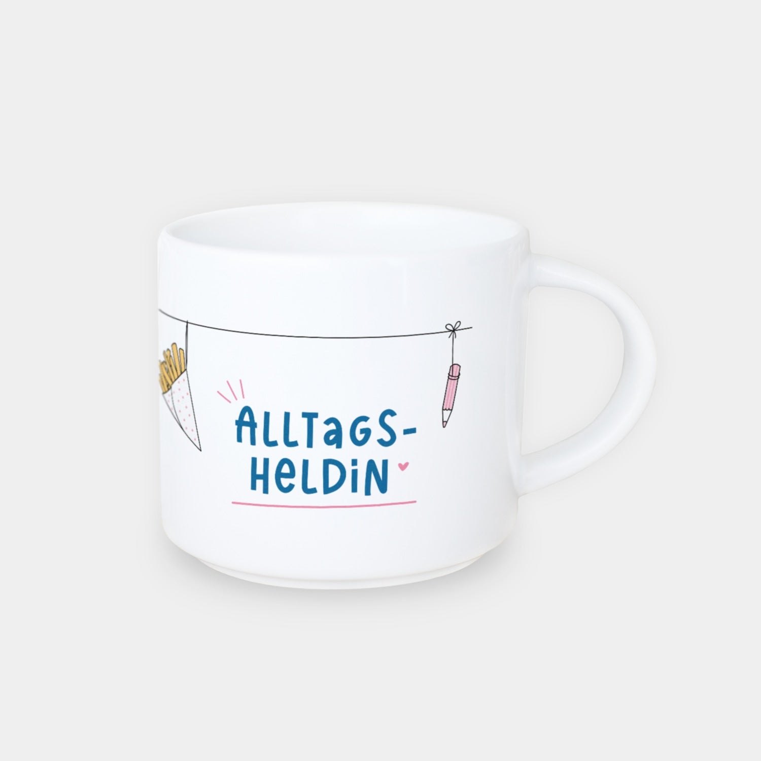 Jumbo-Tasse „Alltagsheldin“
