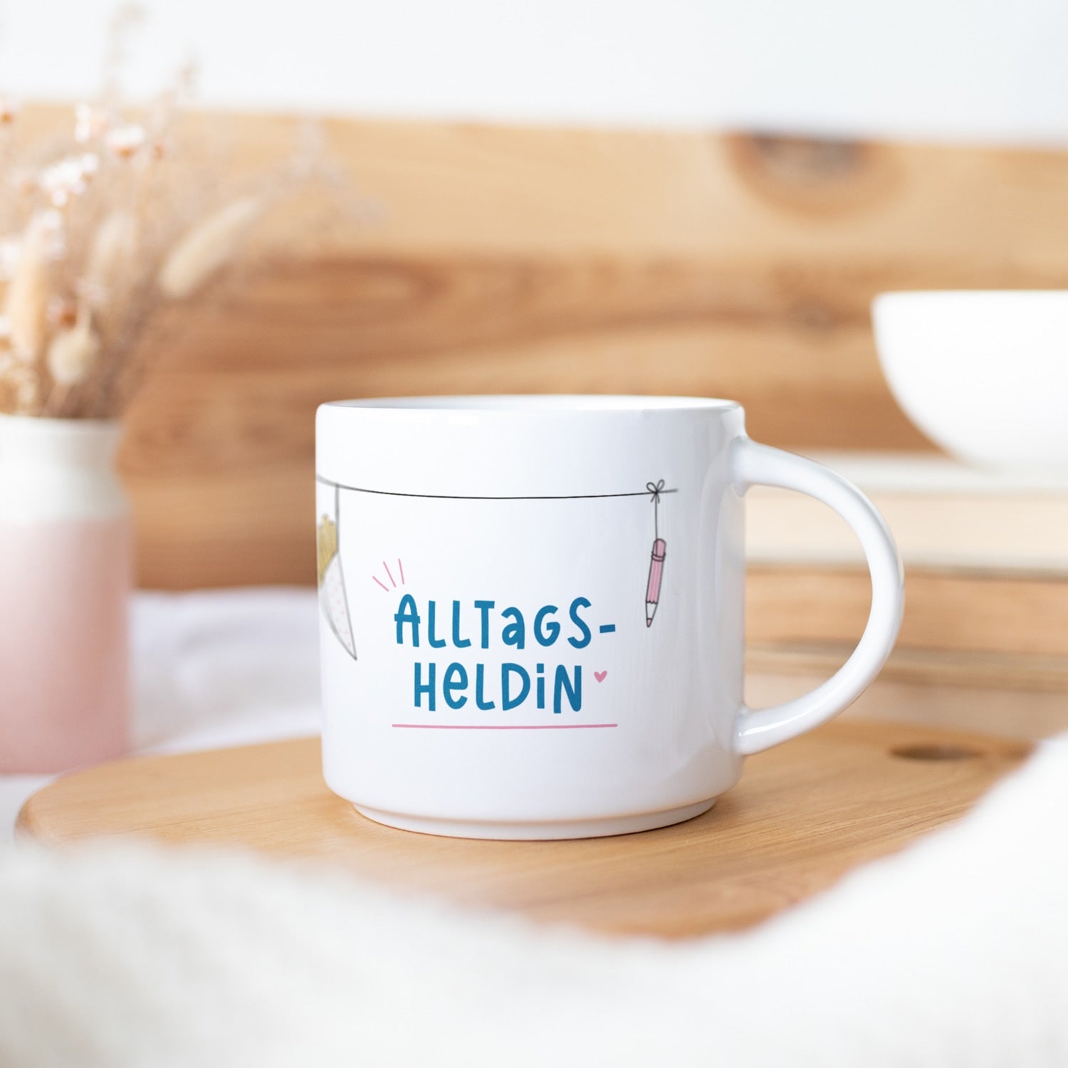 Jumbo-Tasse „Alltagsheldin“
