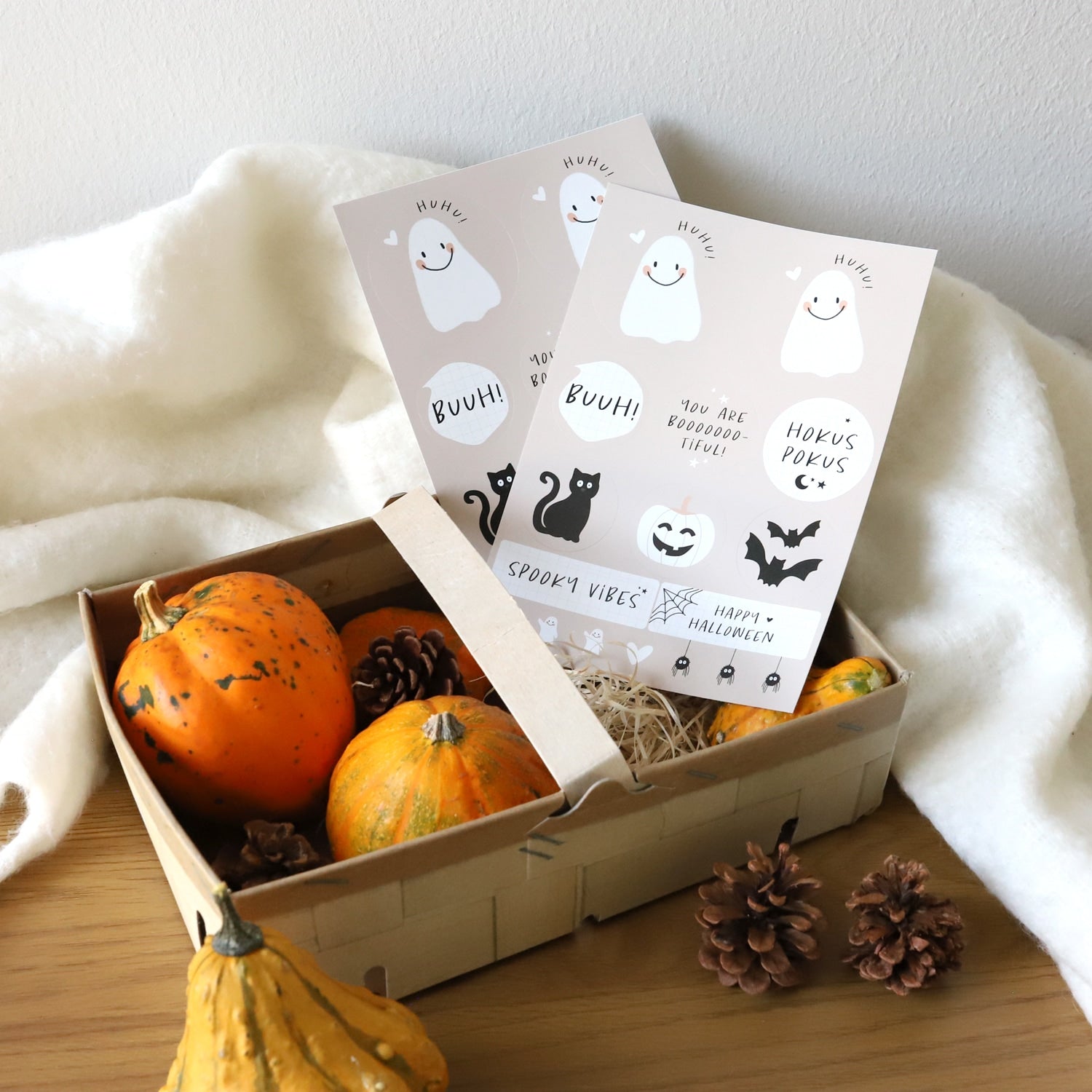 Stickerbogen 2er-Set "Halloween"
