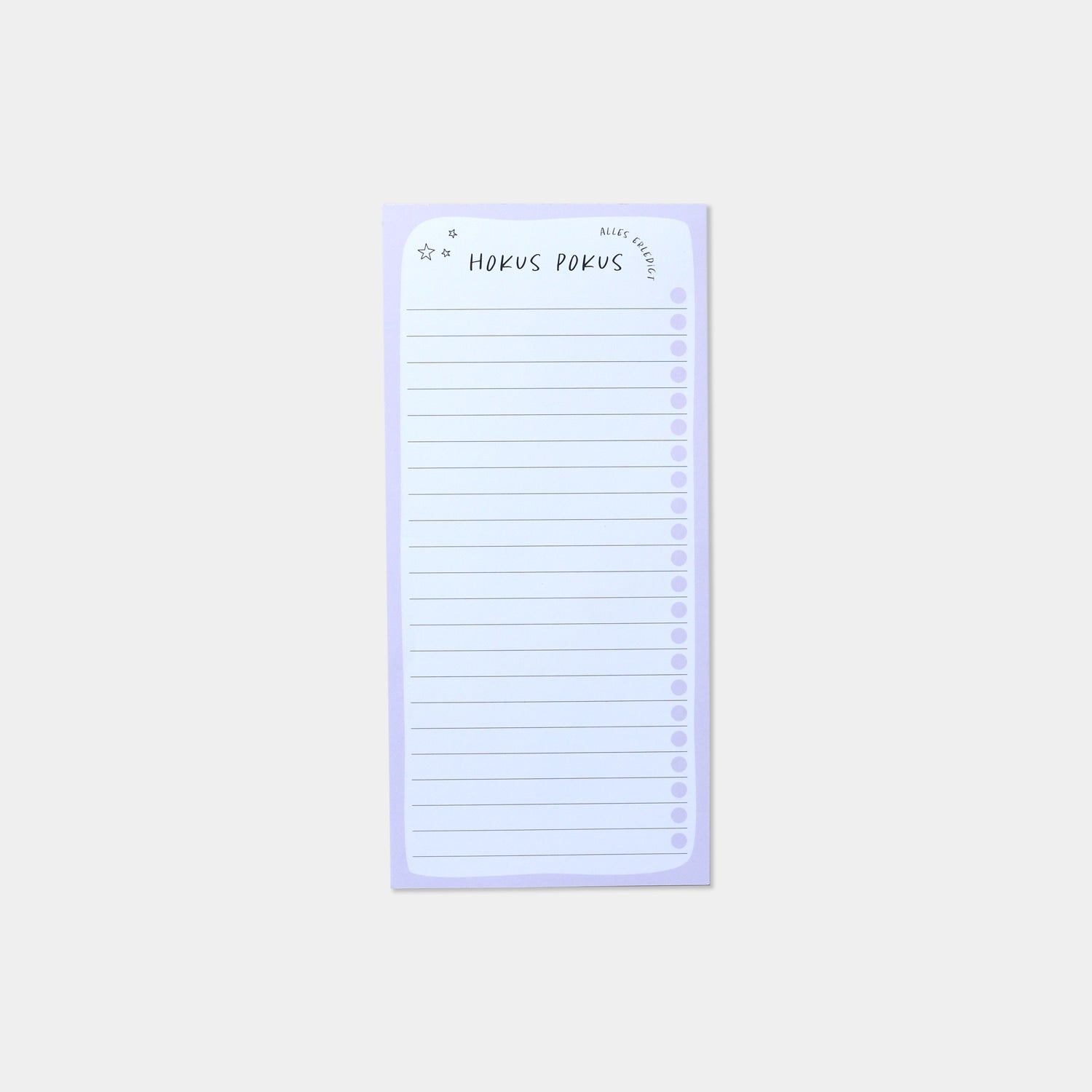 Notizblock Din lang "Hokus Pokus"