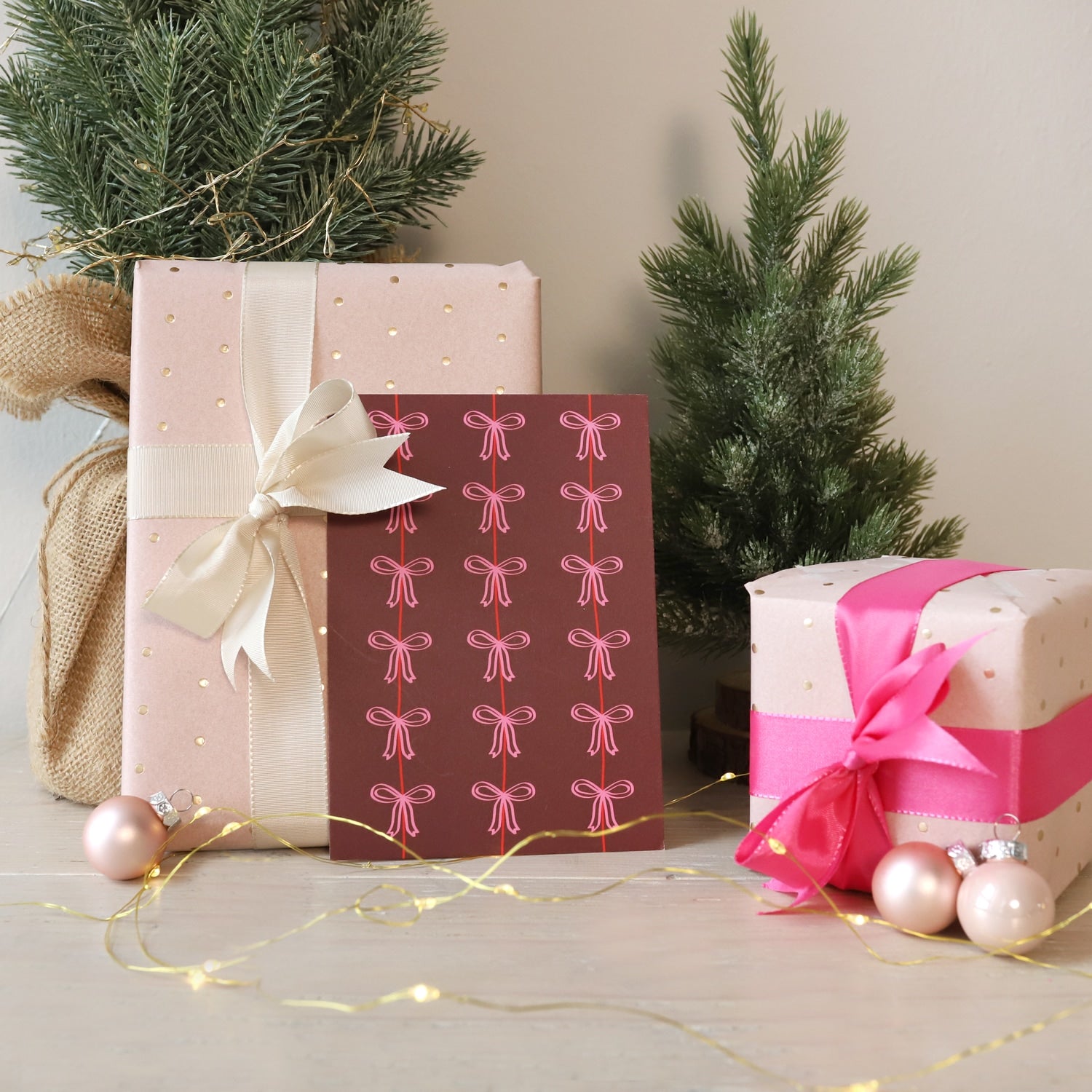 Postkarte „Schleifen"