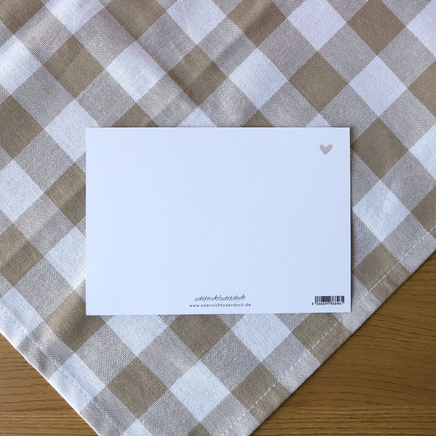 Postkarte „Willkommen auf der Welt“ mit Gold