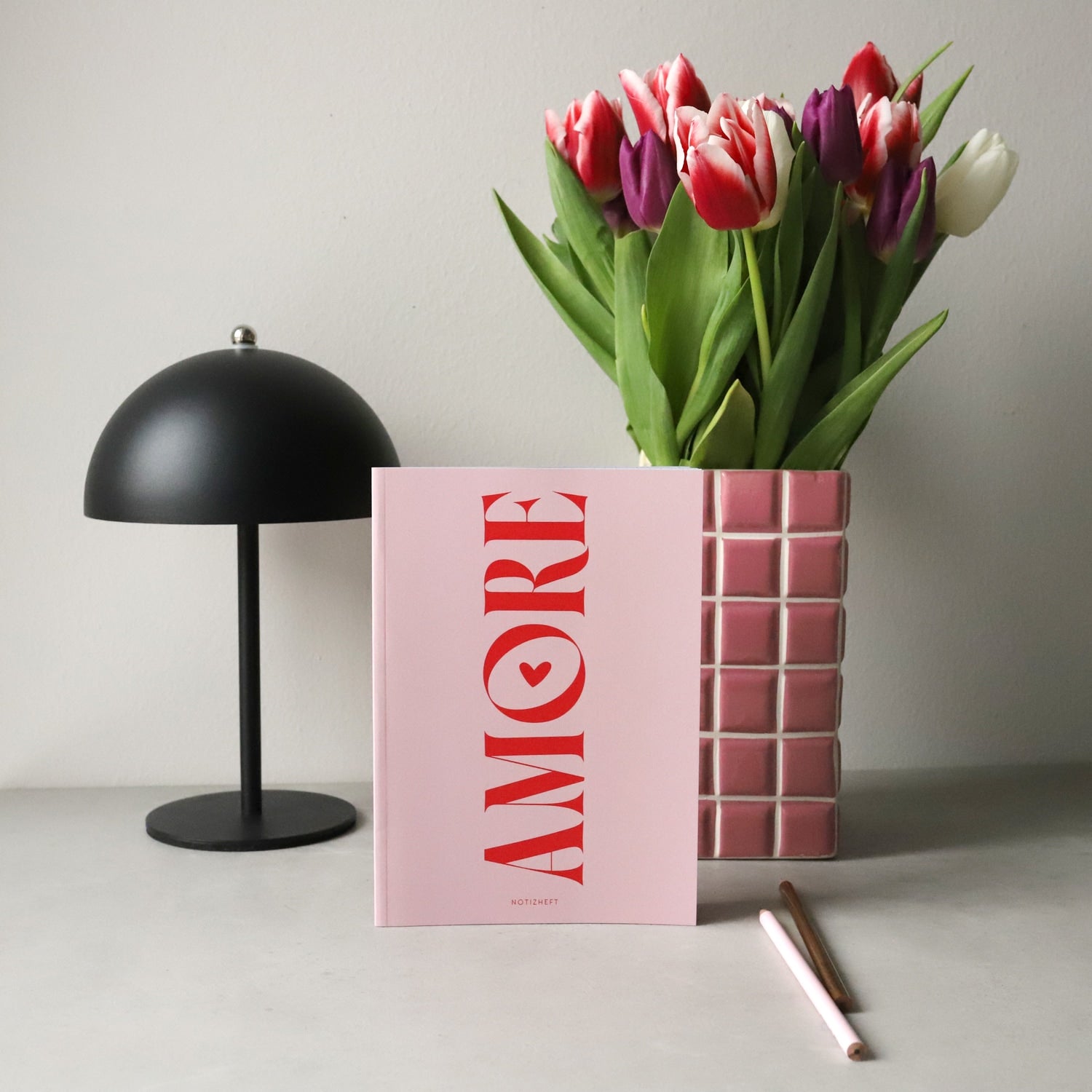 Notizheft A5 „Amore", kariert