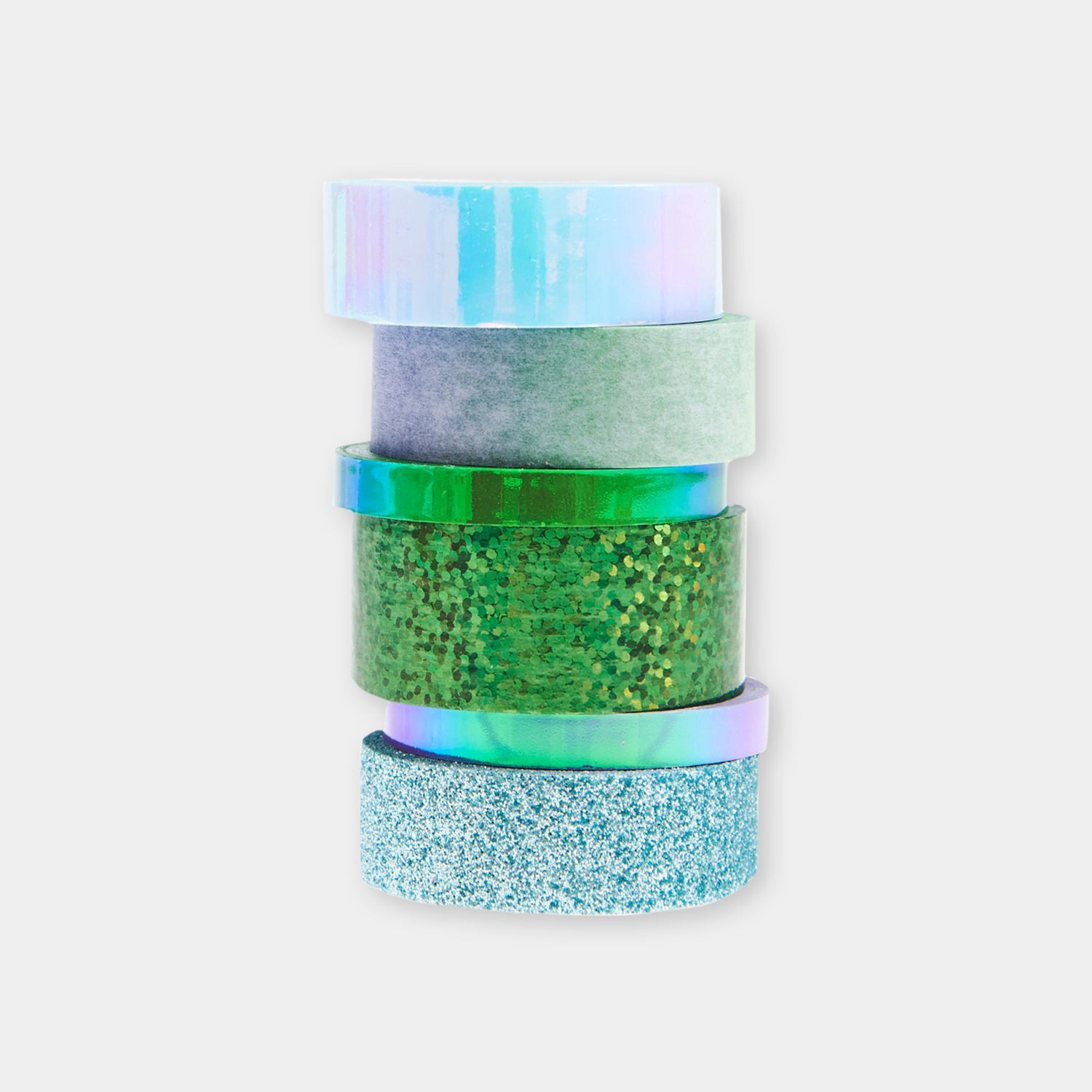 Washi-Tape 6er Set, grün-blau