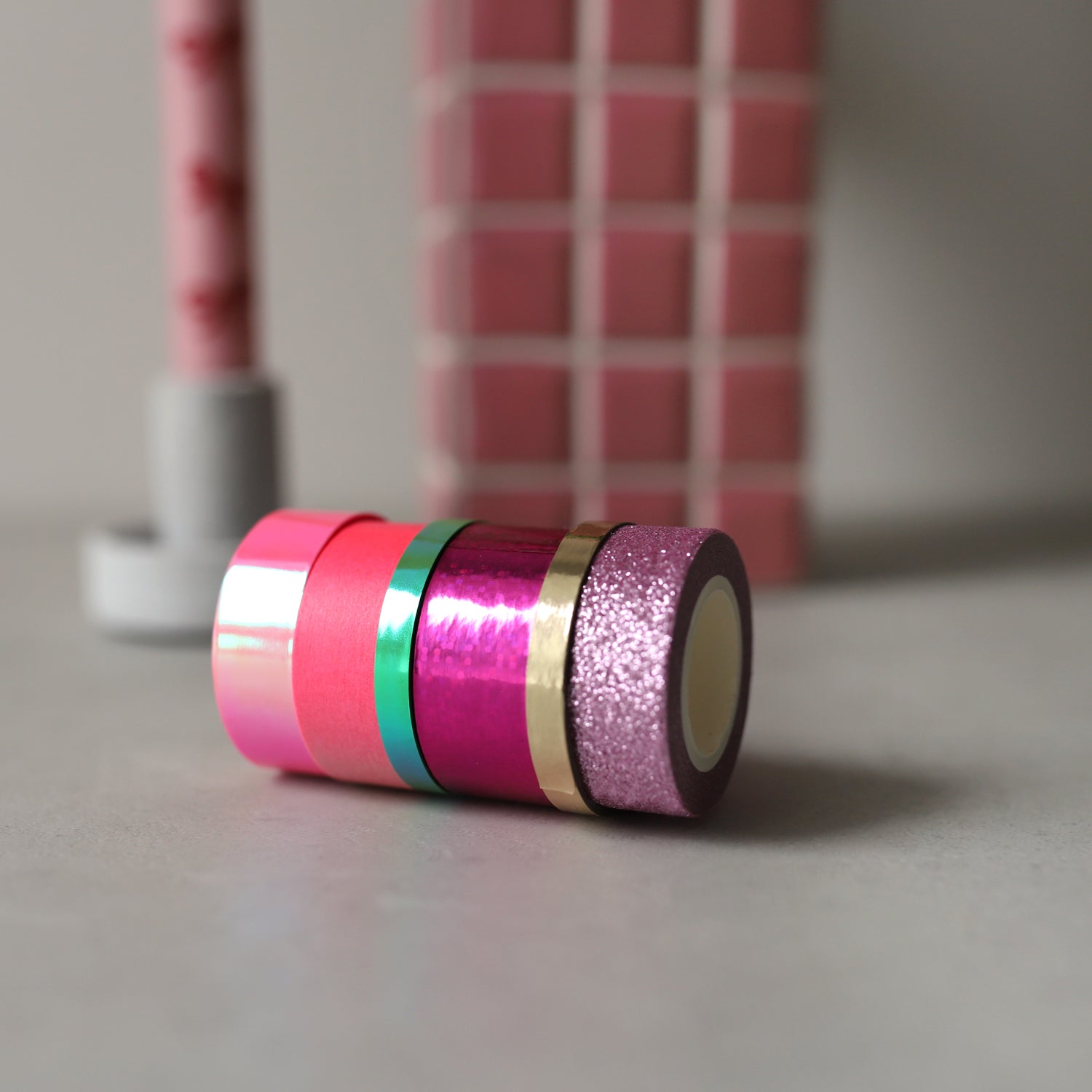 Washi-Tape 6er Set, rosa