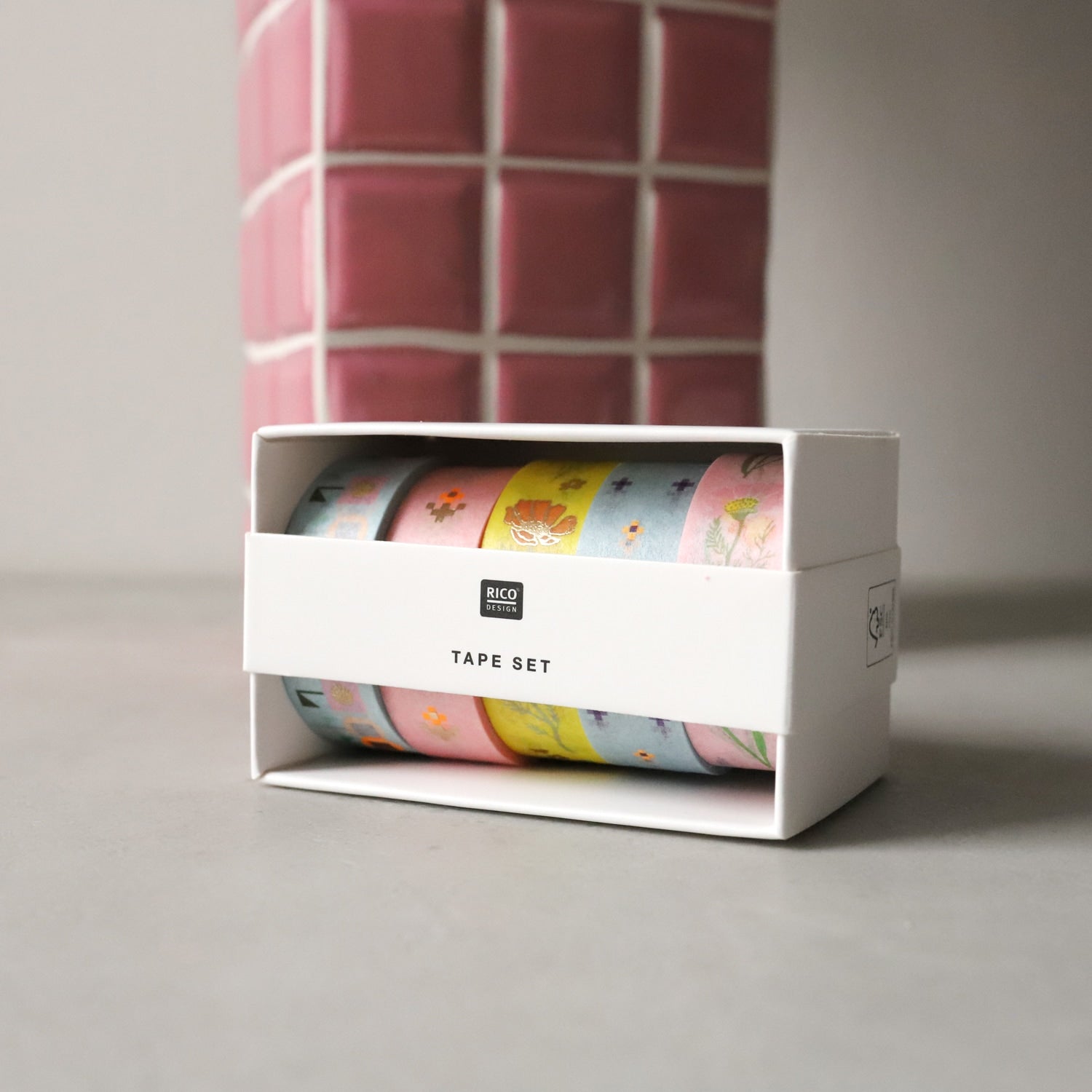 Washi-Tape 5er Set, floral