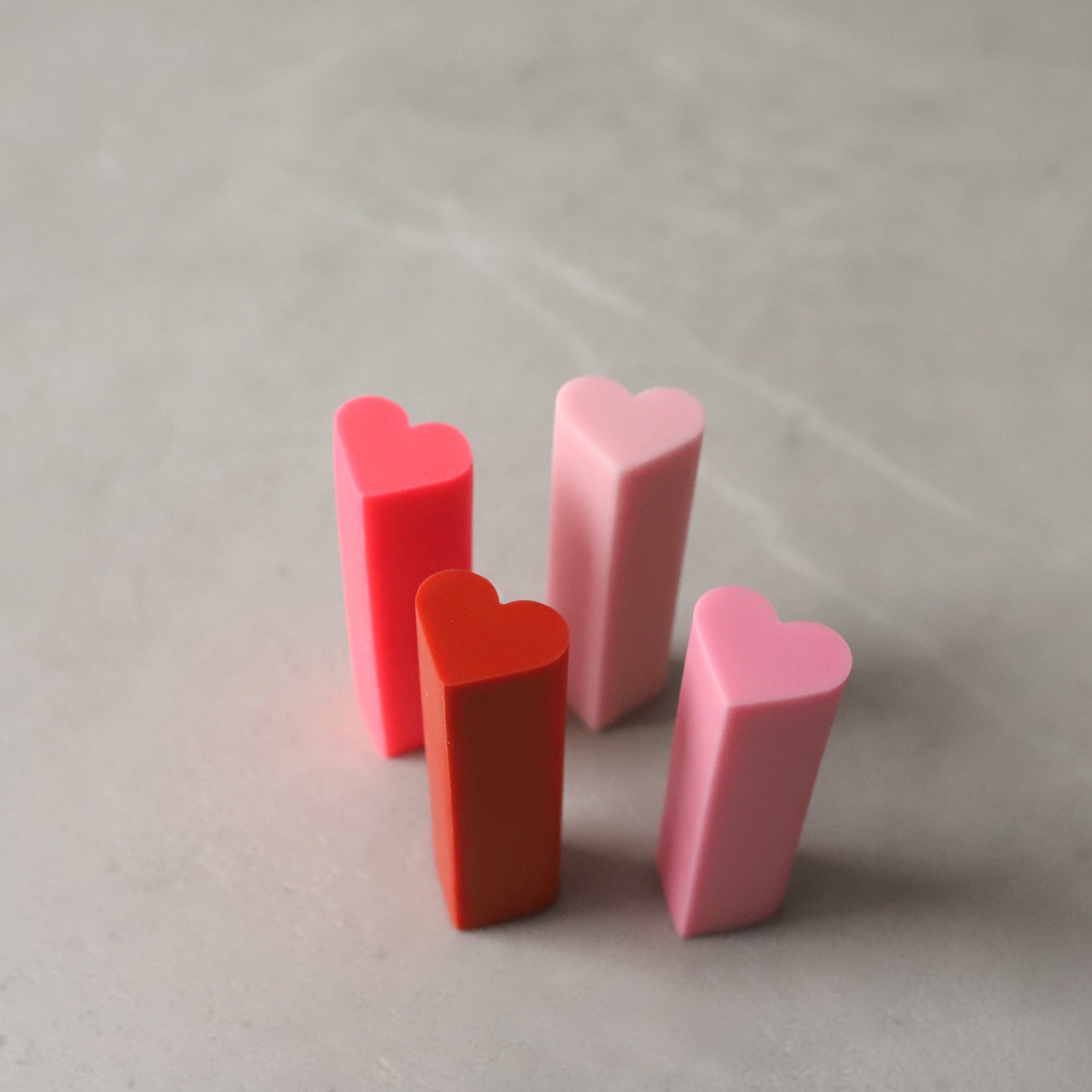 Radiergummi „Herz", 4er Set