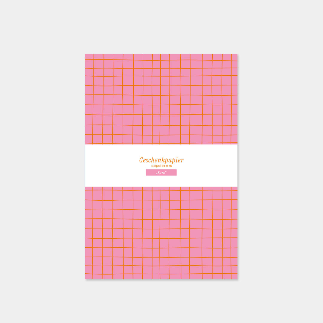 Geschenkpapier "Karo"