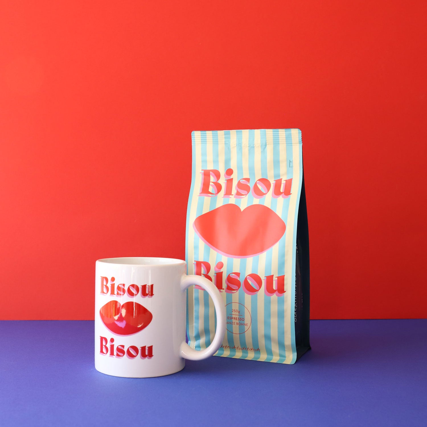 Bundle Tasse & Kaffee „Bisous“