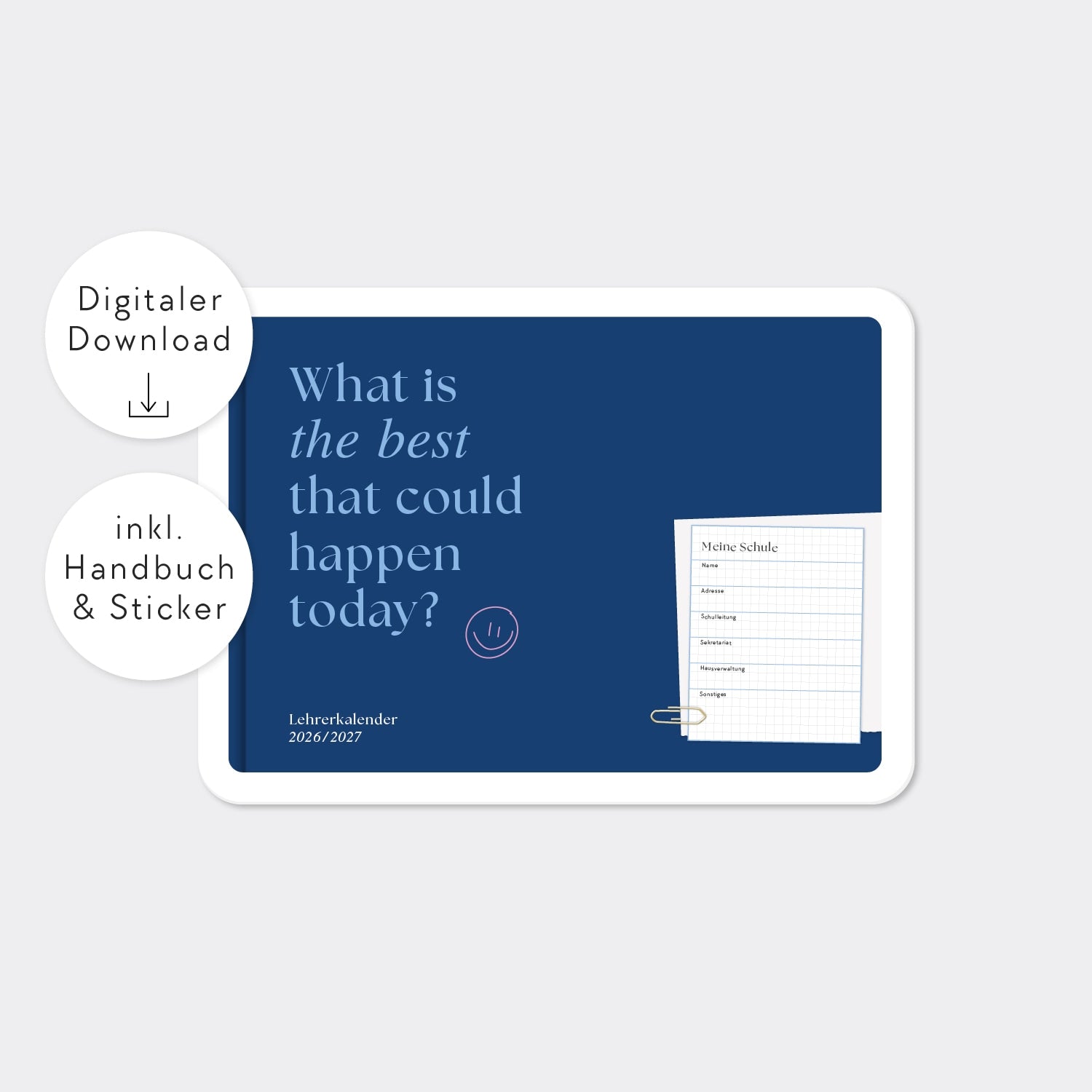 Digitaler Lehrerkalender 2026/2027