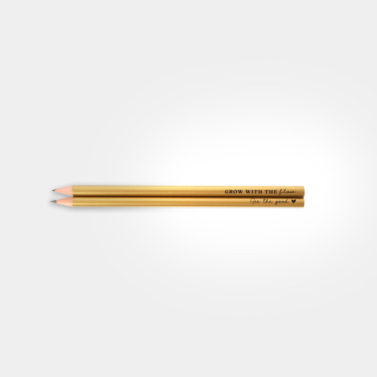 Bleistift-Set (2-er Set) "Grow", Gold
