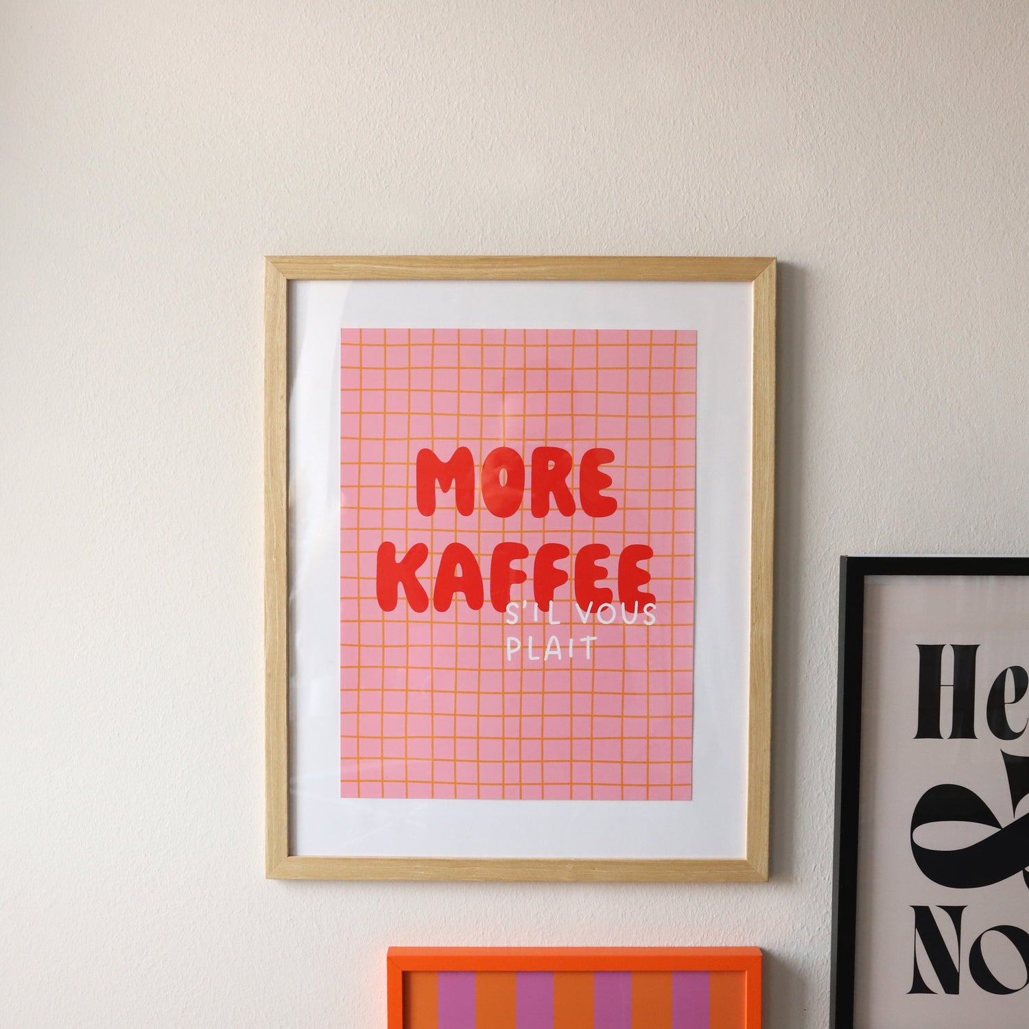 Poster „More Kaffee“
