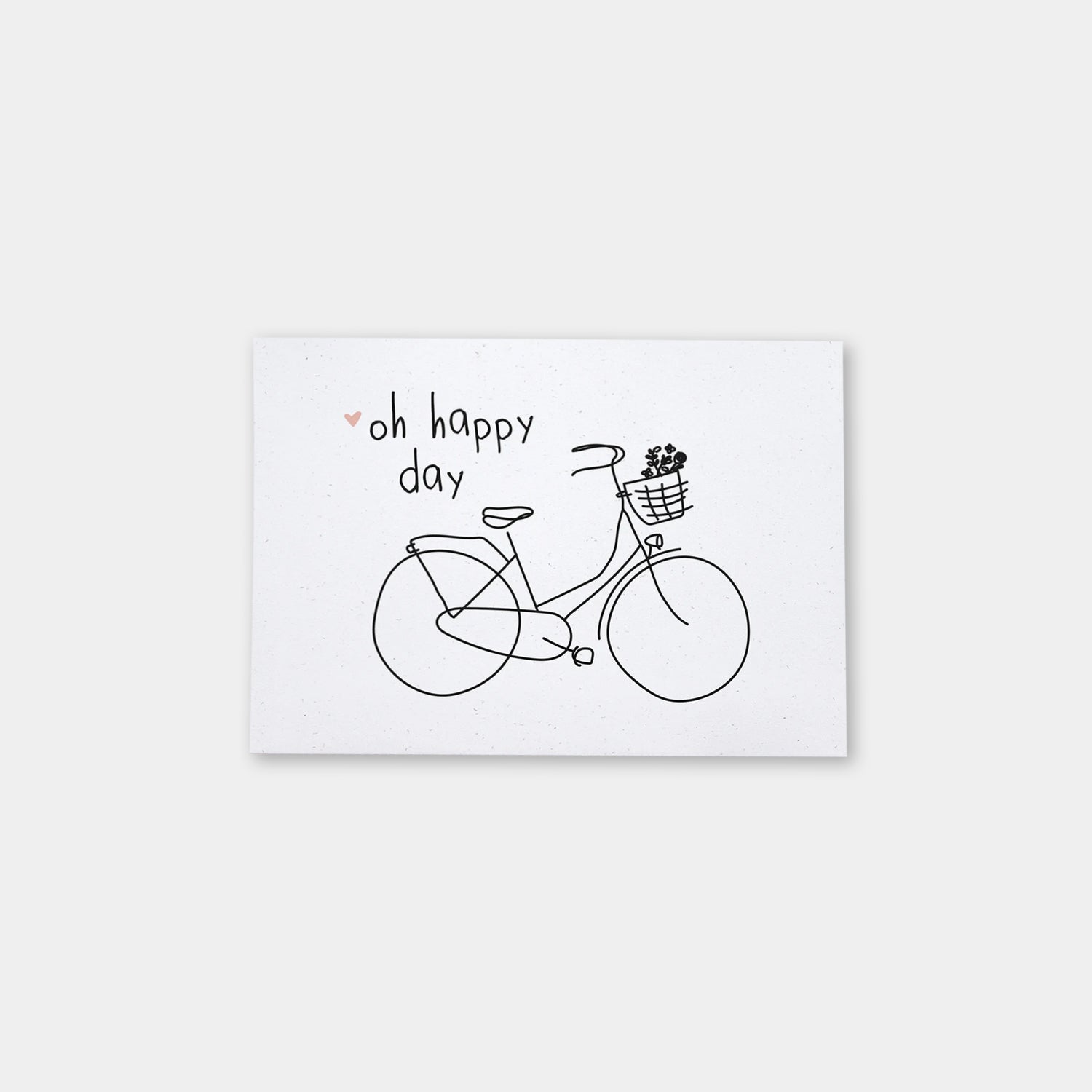 Postkarte „Oh happy day“