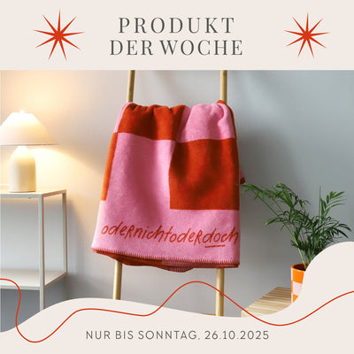 Kuscheldecke, orange-pink, kariert - 150 x 200 cm