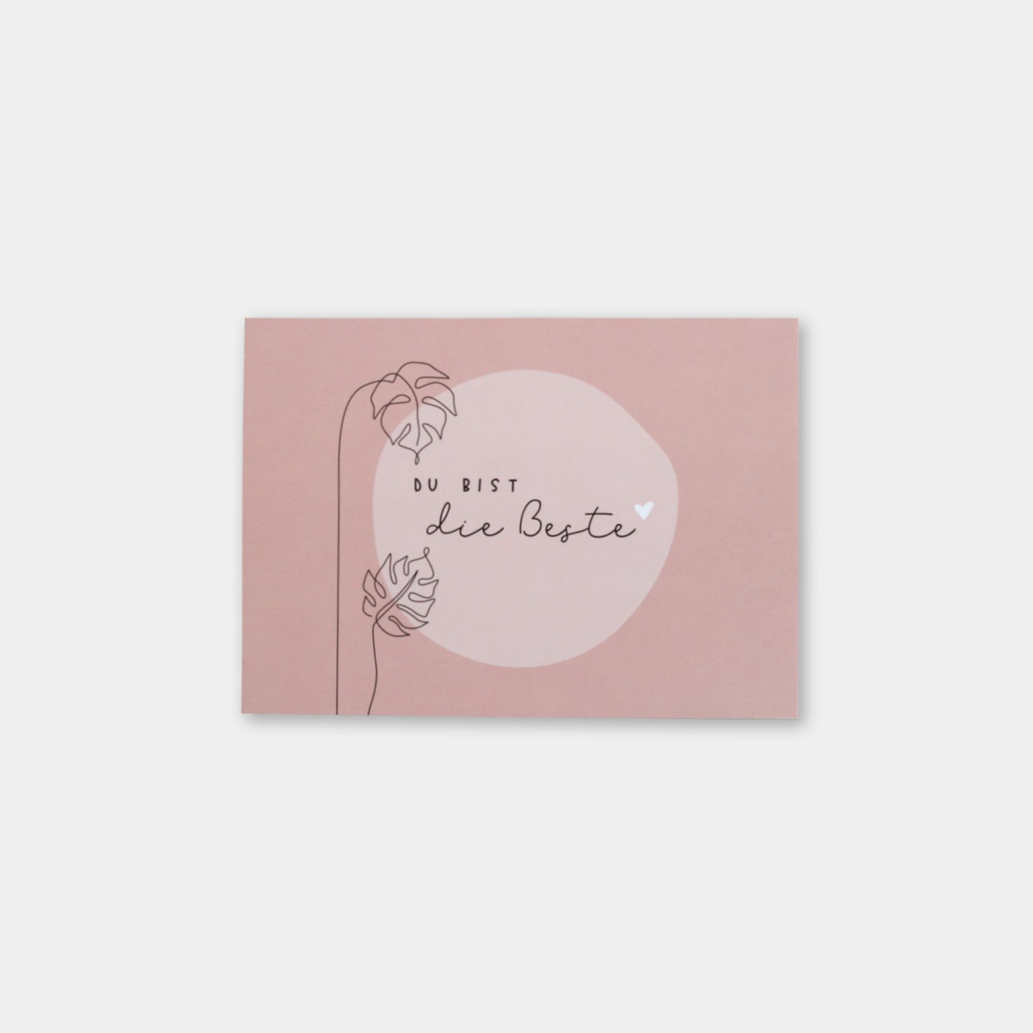 Postkarte „Du bist die Beste"